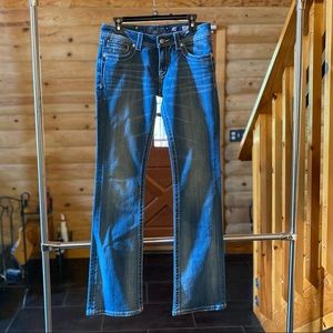 Miss me embroidered jeans